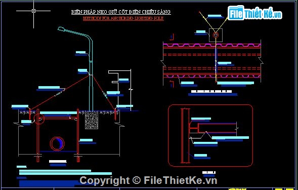 biện pháp thi công đường ống,thi công cống thoát nước,thi công tuyến ống thoát nước,thi công ống HDPE,biện pháp neo giữ cáp viễn thông